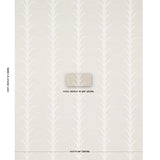 Schumacher Acanthus Stripe Natural Fabric