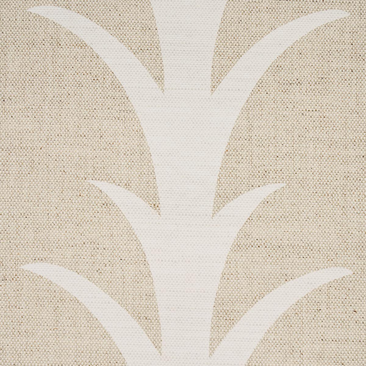 Schumacher Acanthus Stripe Natural Fabric