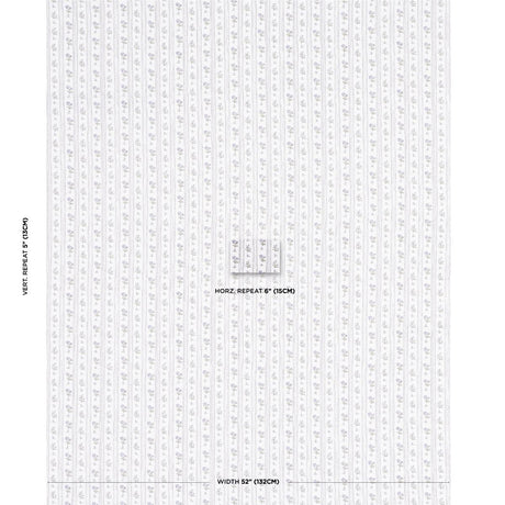 Schumacher Cabanon Stripe Violet Fabric