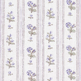 Schumacher Cabanon Stripe Violet Fabric