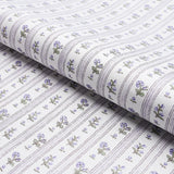 Schumacher Cabanon Stripe Violet Fabric