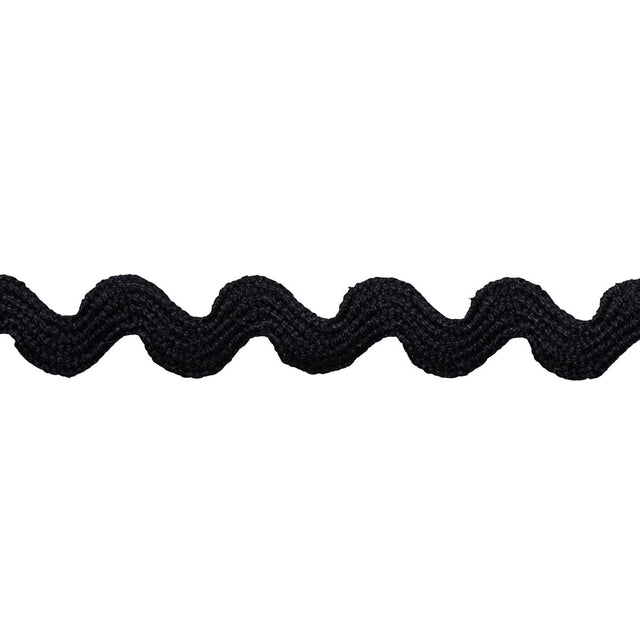 Schumacher Black Ric Rac Tape Small