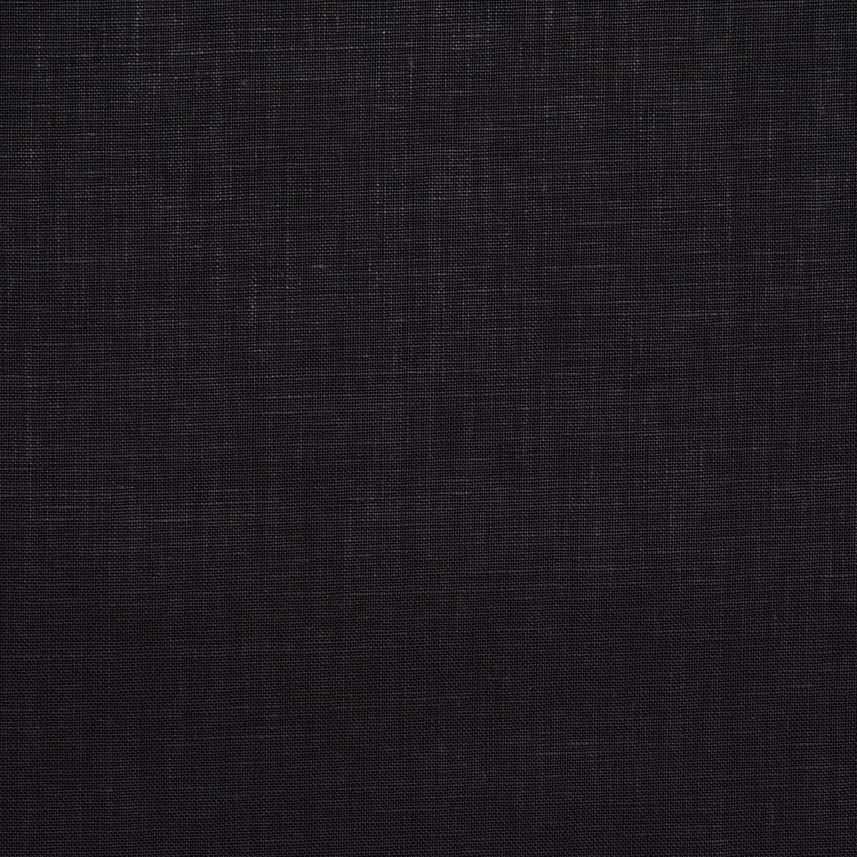 Schumacher Middleton Linen Black Fabric