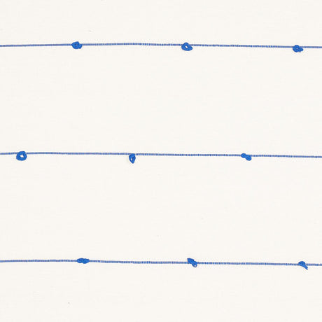 Schumacher Globo Knotted Handwoven Royal Blue Fabric