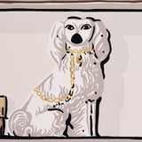 Schumacher Natalies Library Mocha Wallpaper