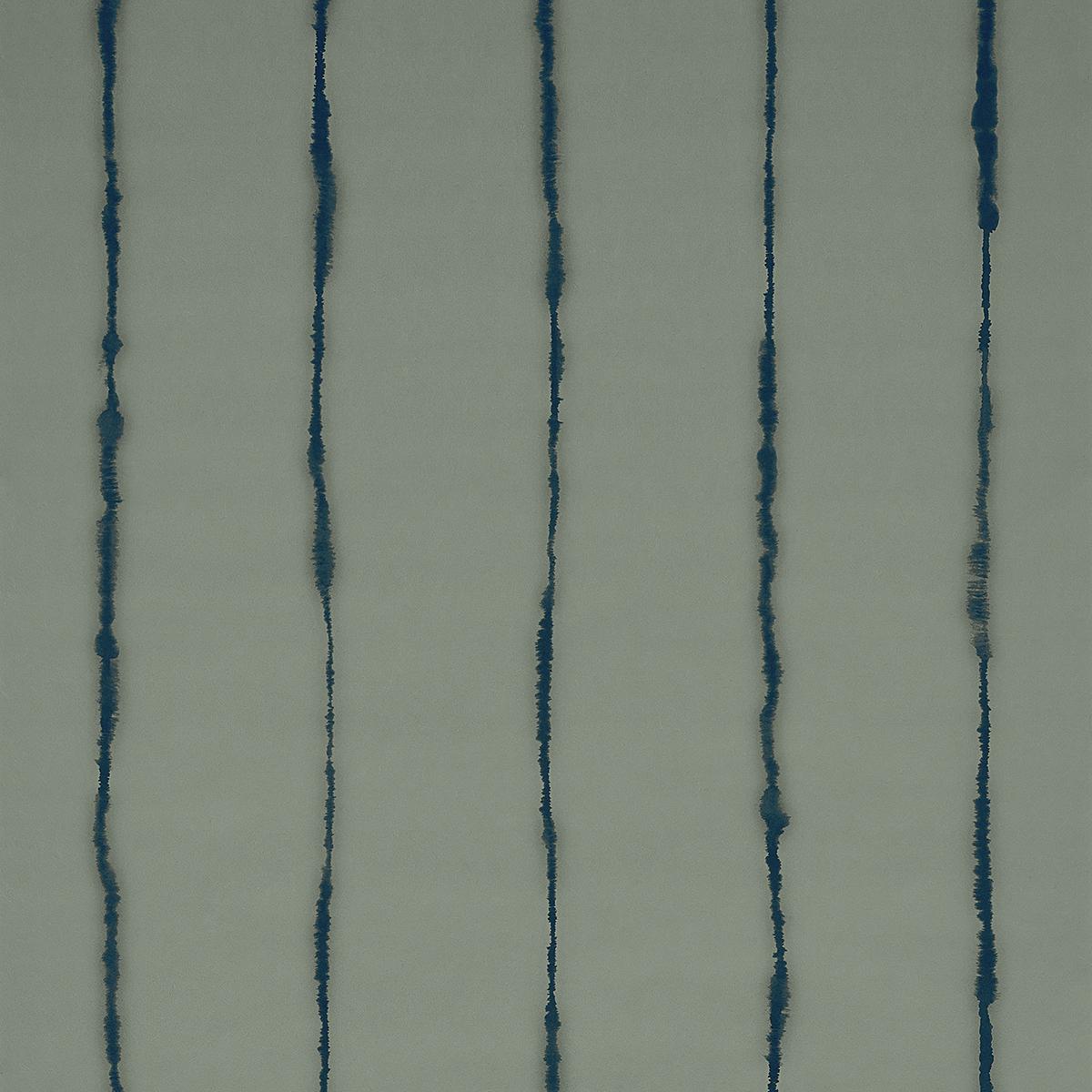 Schumacher Backdrop X Schumacher Ephemera Teal Gray Wallpaper
