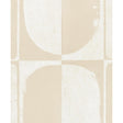 Schumacher Backdrop X Schumacher The Cloisters Panel Set Warm White Wallpaper