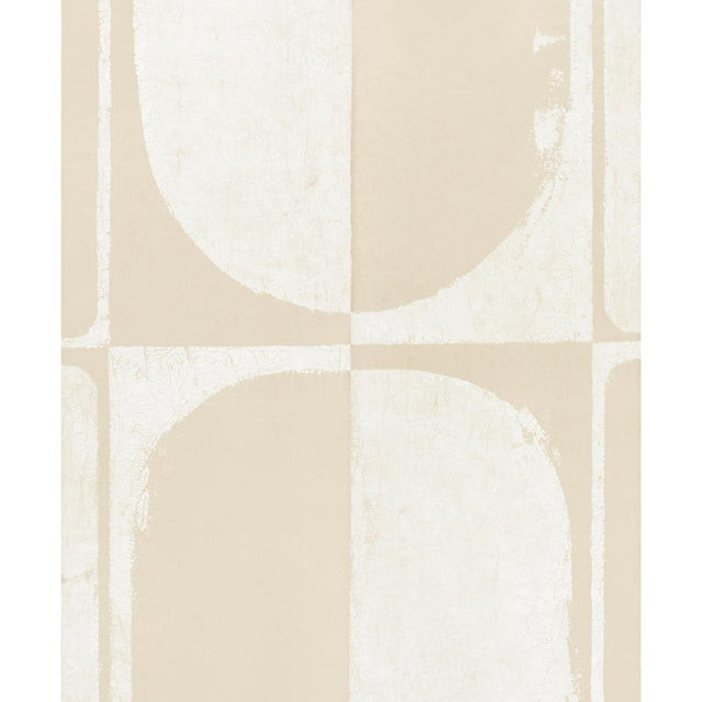 Schumacher Backdrop X Schumacher The Cloisters Panel Set Warm White Wallpaper