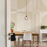 Schumacher Backdrop X Schumacher The Cloisters Panel Set Warm White Wallpaper