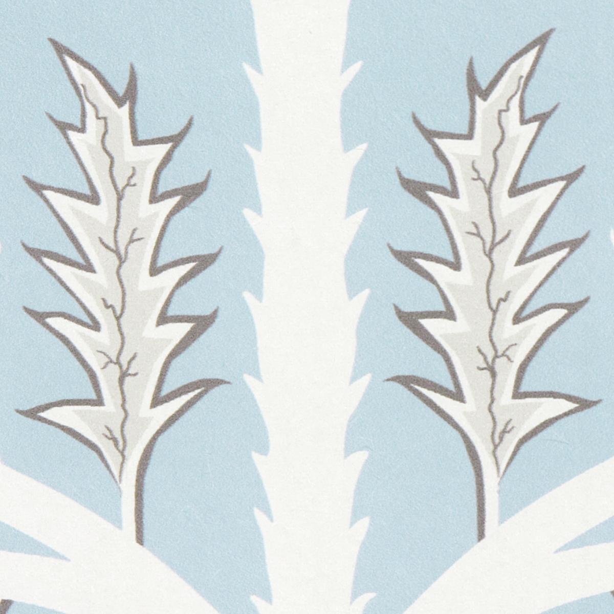Schumacher Thistle Mineral Wallpaper