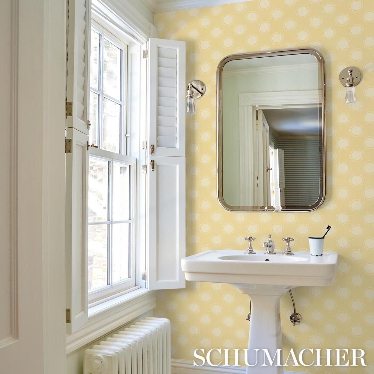 Schumacher Watermark Corn Wallpaper