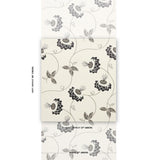 Schumacher Merlin Black & Cream Wallpaper