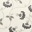 Schumacher Merlin Black & Cream Wallpaper