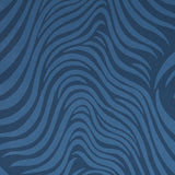 Schumacher Sauvage Navy Wallpaper