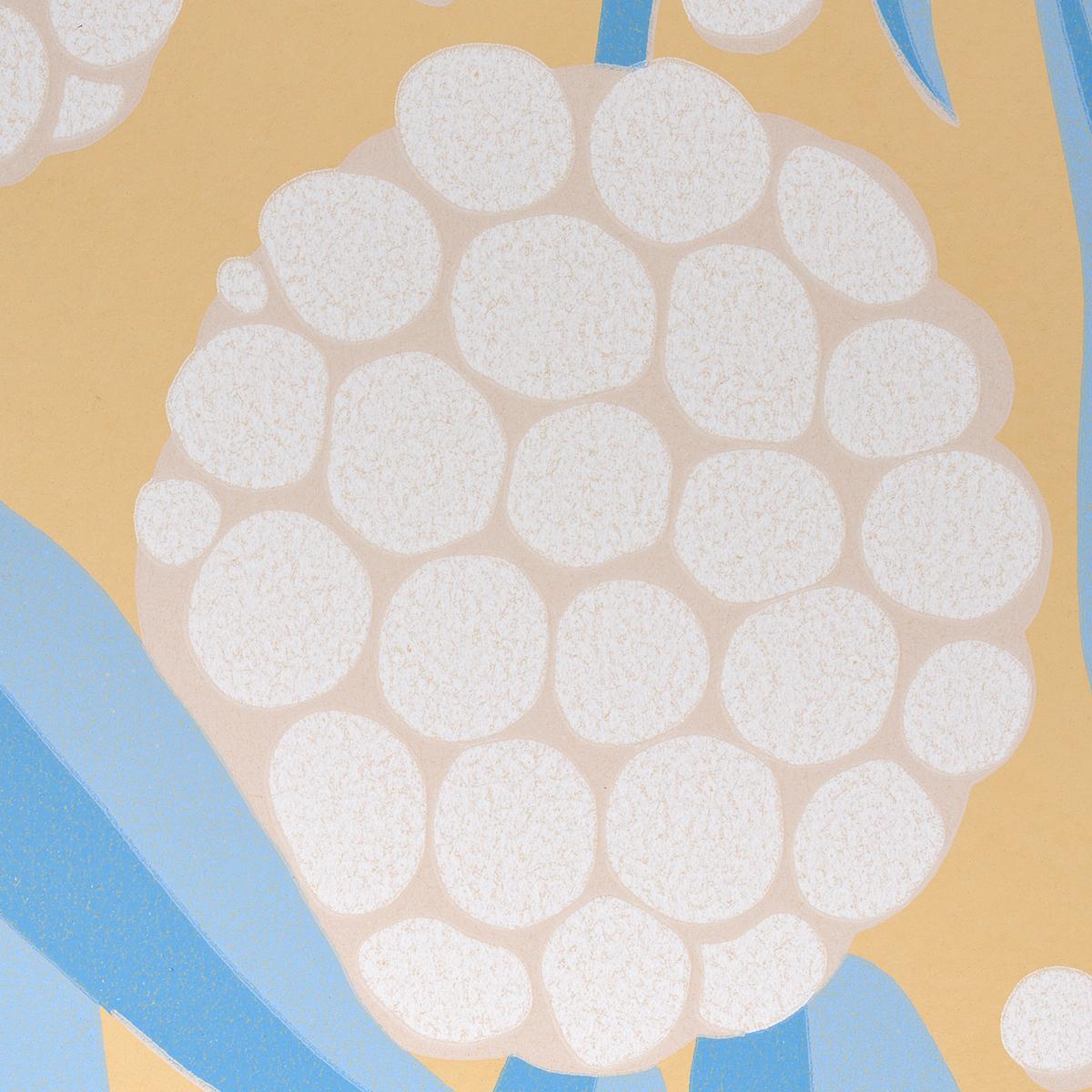 Schumacher Rubus Yellow Wallpaper