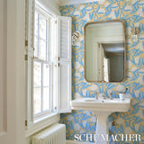 Schumacher Rubus Yellow Wallpaper