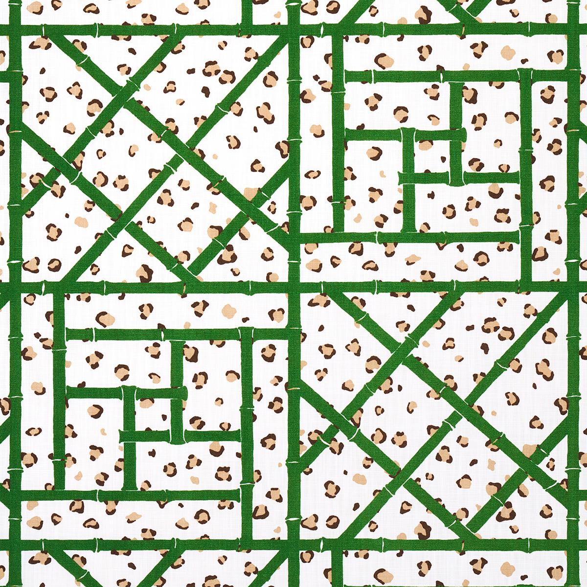 Schumacher Fancy Beast Indoor/ Outdoor Safari Green Fabric