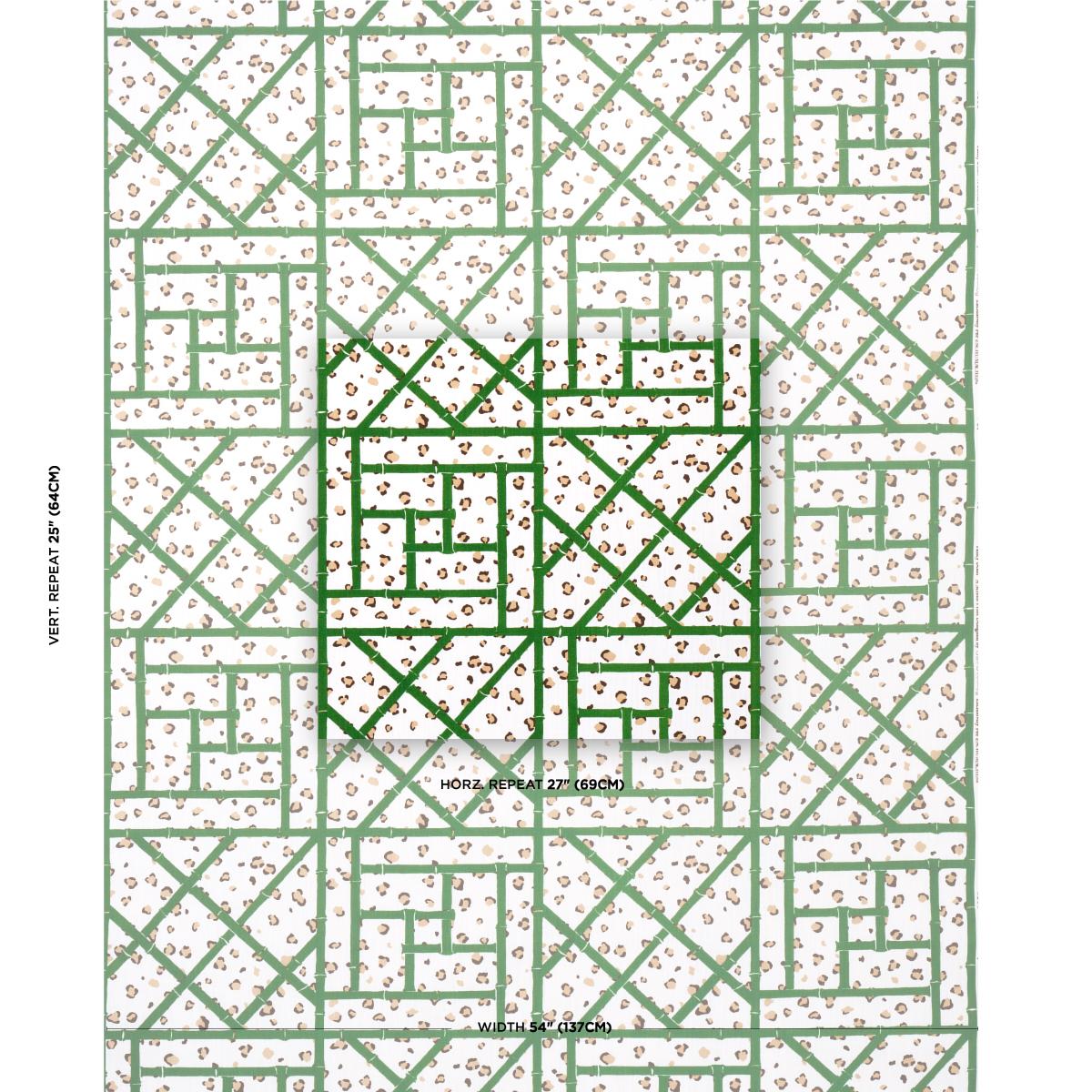 Schumacher Fancy Beast Indoor/ Outdoor Safari Green Fabric