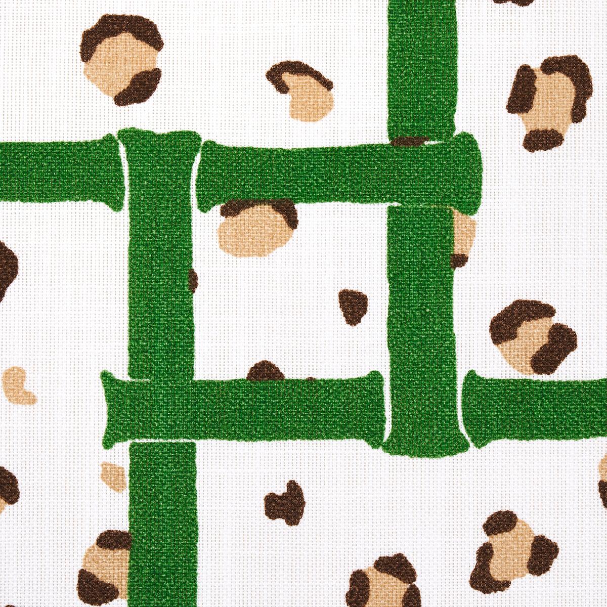 Schumacher Fancy Beast Indoor/ Outdoor Safari Green Fabric