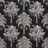 Schumacher Grand Palms Indoor/Outdoor Black Fabric
