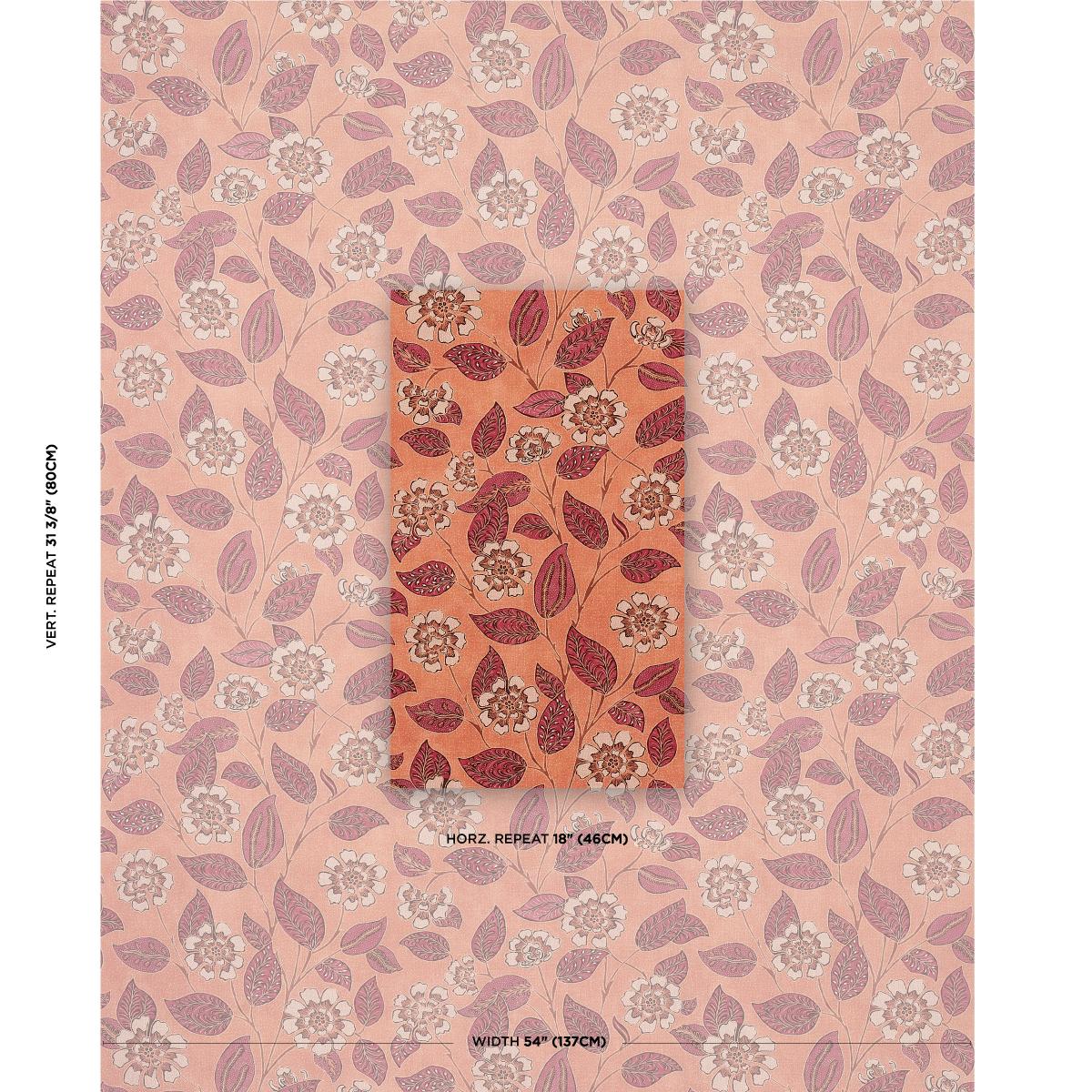 Schumacher Kava Cay Indoor/Outdoor Mango Fabric