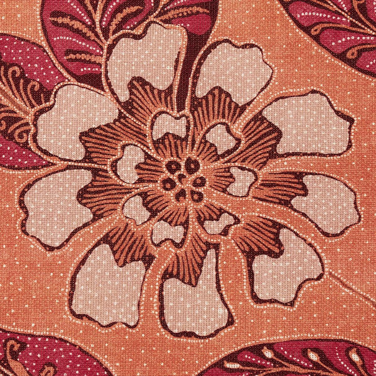 Schumacher Kava Cay Indoor/Outdoor Mango Fabric