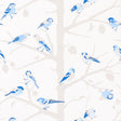 Schumacher A-Twitter Blues Wallpaper