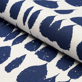 Schumacher Queen Of Spain Navy Fabric