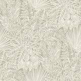 A-Street Prints Vita Light Brown Botanical Wallpaper