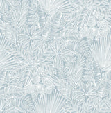 A-Street Prints Vita Blue Botanical Wallpaper
