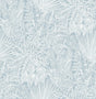 A-Street Prints Vita Blue Botanical Wallpaper