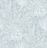 A-Street Prints Vita Blue Botanical Wallpaper