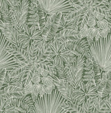 A-Street Prints Vita Green Botanical Wallpaper