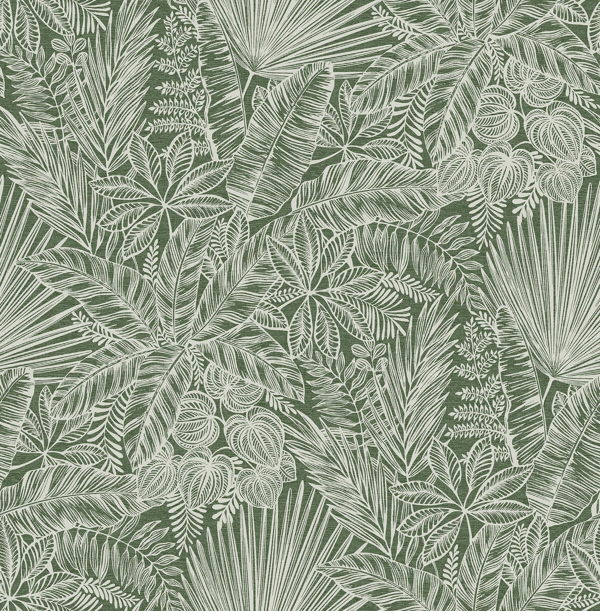 A-Street Prints Vita Green Botanical Wallpaper