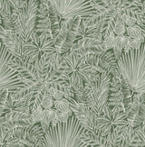 A-Street Prints Vita Green Botanical Wallpaper