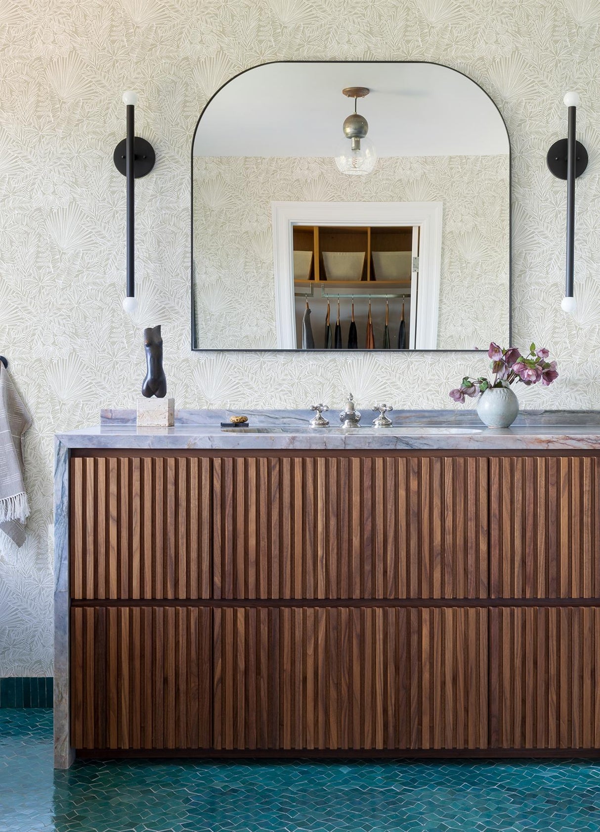 A-Street Prints Vita Off-White Botanical Wallpaper