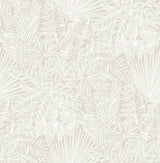 A-Street Prints Vita Off-White Botanical Wallpaper