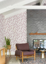 A-Street Prints Serena Plum Chinoiserie Wallpaper