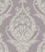 A-Street Prints Arlie Lavender Botanical Damask Wallpaper
