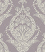 A-Street Prints Arlie Lavender Botanical Damask Wallpaper