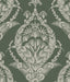 A-Street Prints Arlie Evergreen Botanical Damask Wallpaper