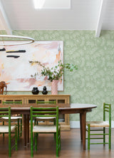 A-Street Prints Maeve Sage Jacobean Trail Wallpaper