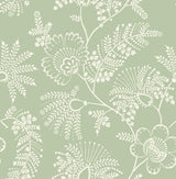 A-Street Prints Maeve Sage Jacobean Trail Wallpaper