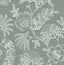 A-Street Prints Maeve Sea Green Jacobean Trail Wallpaper