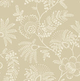 A-Street Prints Maeve Butter Jacobean Trail Wallpaper