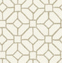 A-Street Prints Addis Beige Trellis Wallpaper