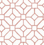 A-Street Prints Addis Coral Trellis Wallpaper