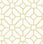 A-Street Prints Addis Gold Trellis Wallpaper