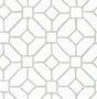 A-Street Prints Addis Grey Trellis Wallpaper