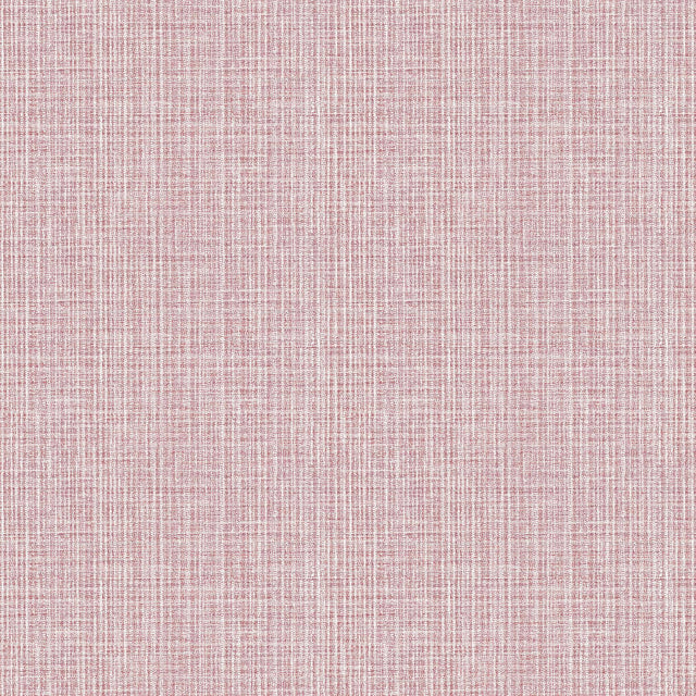 A-Street Prints Kantera Pink Fabric Texture Wallpaper